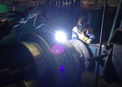 Automated pump hardfacing