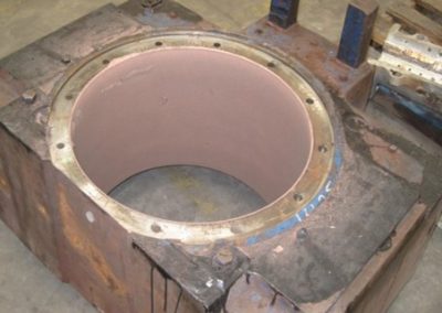 Bearing Chock Refurbishment by Metal Spray