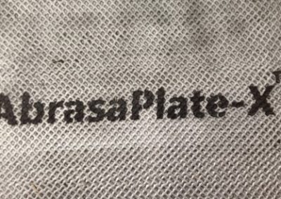 AbrasaPlate-X Cross Hatch for increased impact resistance