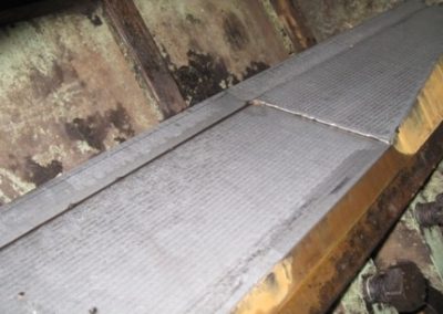 Tungsten carbide coated chipper anvils