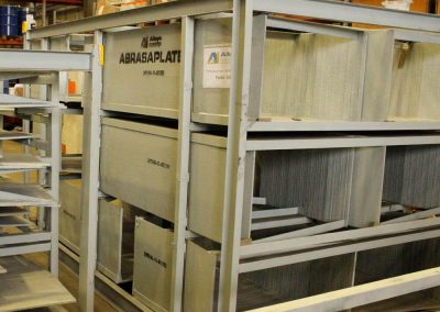 Coal transfer chutes manufactured from hardfaced plate