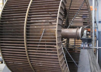 Cement industry classifier fan