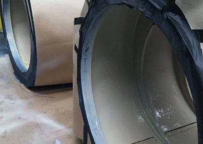 Vacuum pump housings coated with Loctite Brushable Ceramic