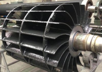 Vacuum Pump rotor coated with Loctite Sprayable Ceramic