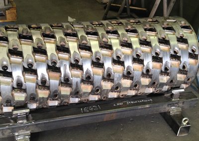 Timber Flaker Drum Hardfaced by Avweld