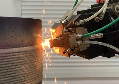 Vertical laser cladding at Avweld