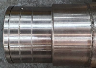 Finally Shaft machined to size Avweld
